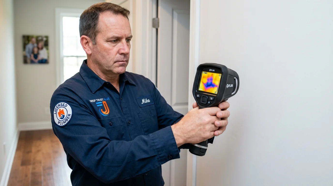 Thermal imaging leak detection by Johns Plumbing LLC in Mount Juliet
